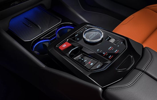 The M-specific center console. | BMW of Devon in Devon PA