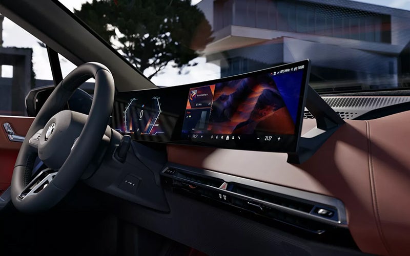The BMW iX Curved Display. | BMW of Devon in Devon PA