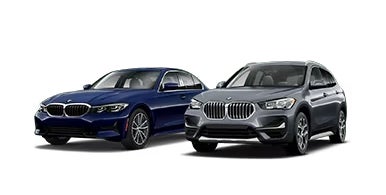Navy blue and dark grey BMW image icons. | BMW of Devon in Devon PA