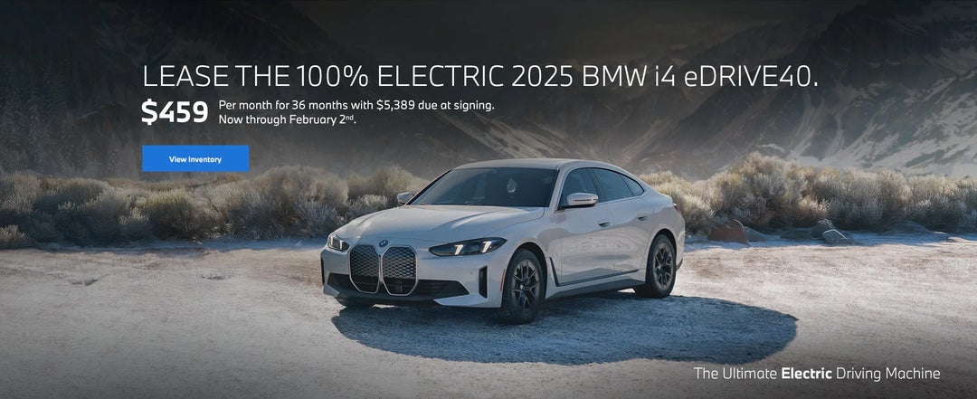 2025 BMW i4 Lease Offer: $459 Per Month for 36 Months