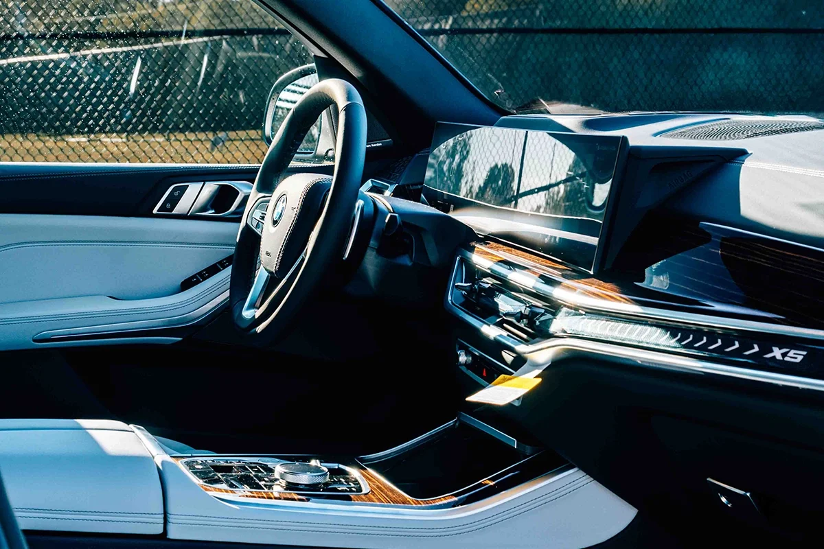 2026 BMW X5 xDrive40i Dashboard and Steering Wheel.