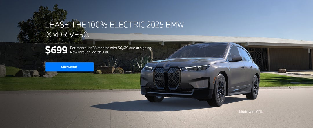 2025 BMW iX Lease Offer: $699 Per Month for 36 Months
