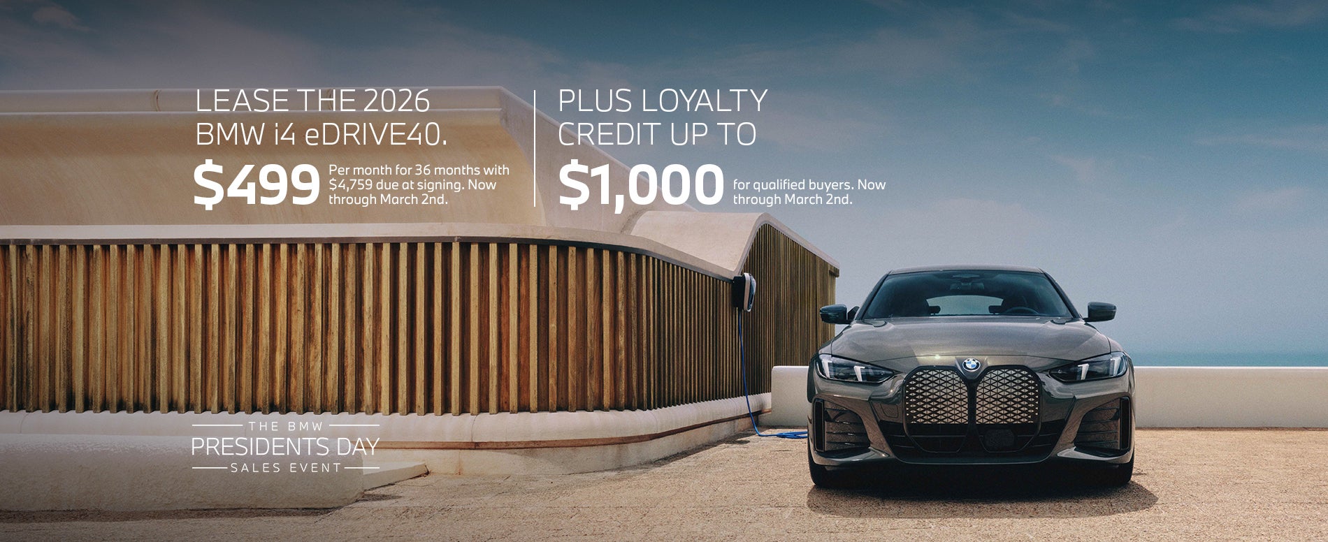 2026 BMW i4 Lease Offer