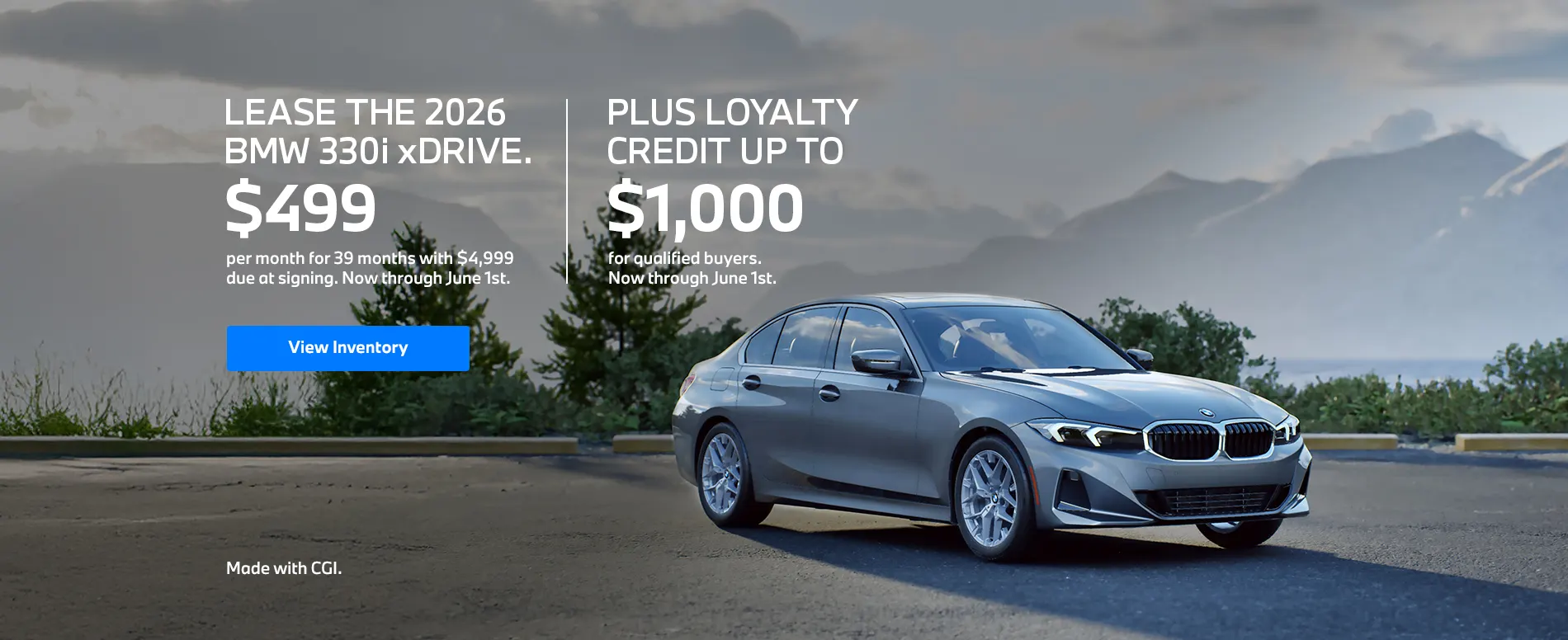 2026 BMW 3 Series Lease Offer