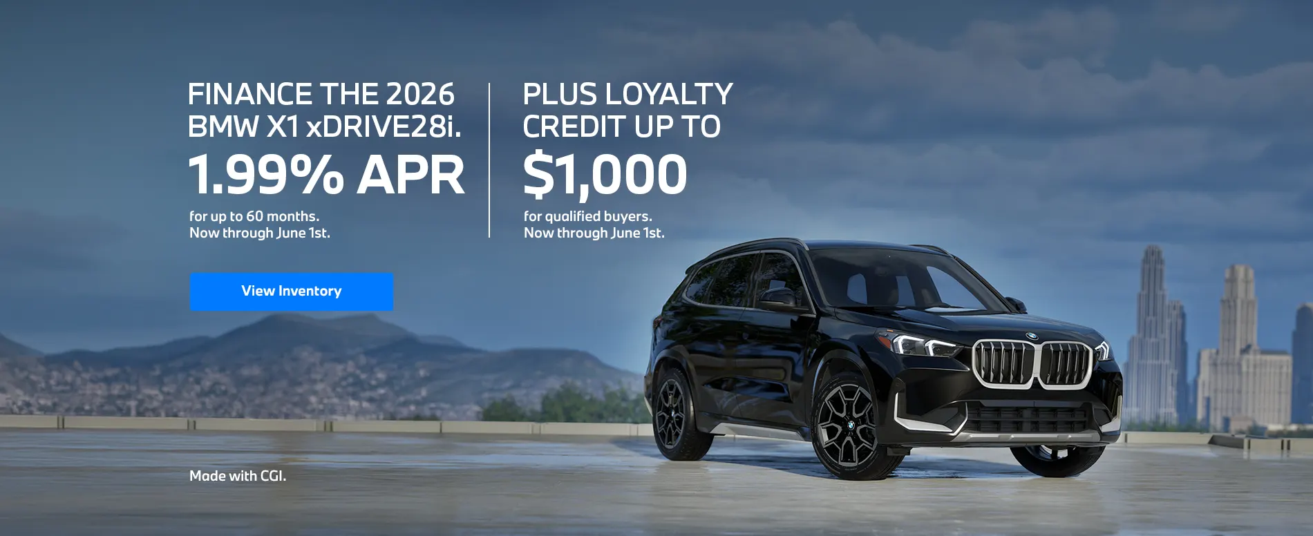 2026 BMW X1 Finance Offer
