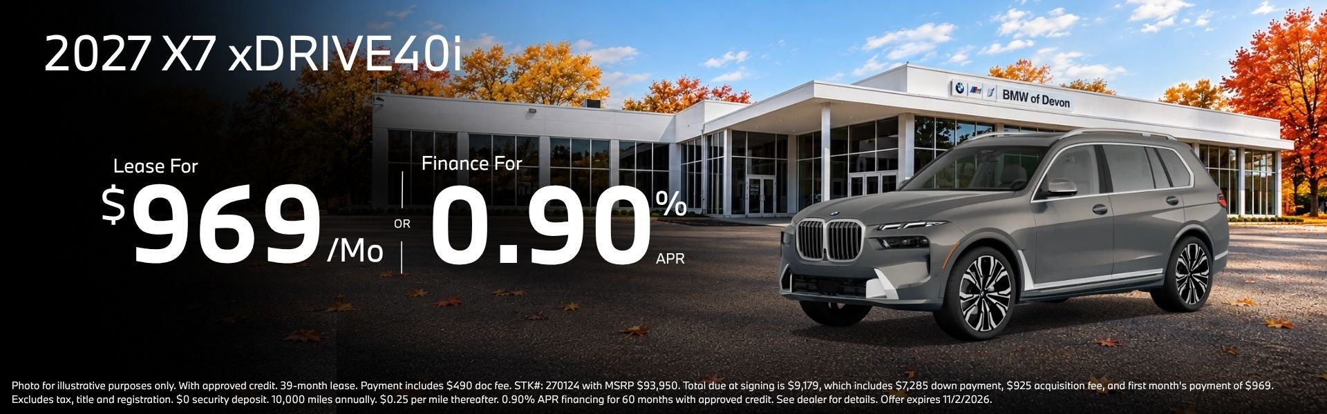 2027 BMW X7 Offers