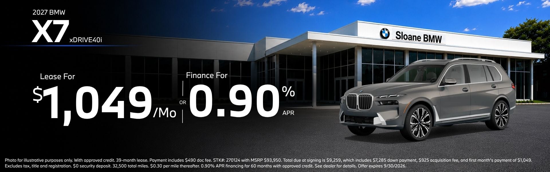 2027 BMW X7 Offers